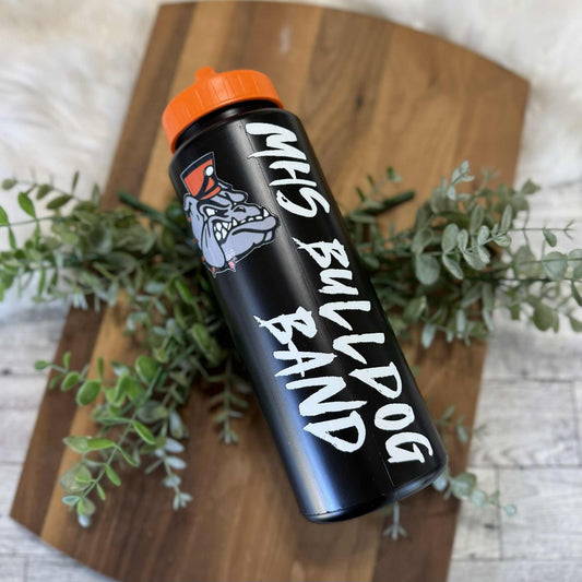 MHS BULLDOG BAND SQUEEZE BOTTLE