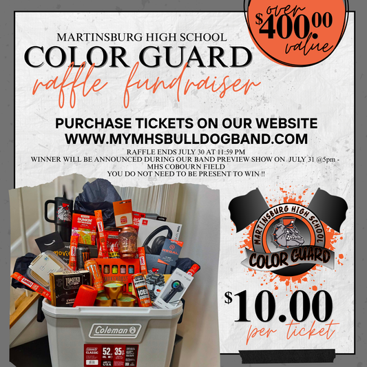 COLOR GUARD FUNDRAISER RAFFLE TICKET
