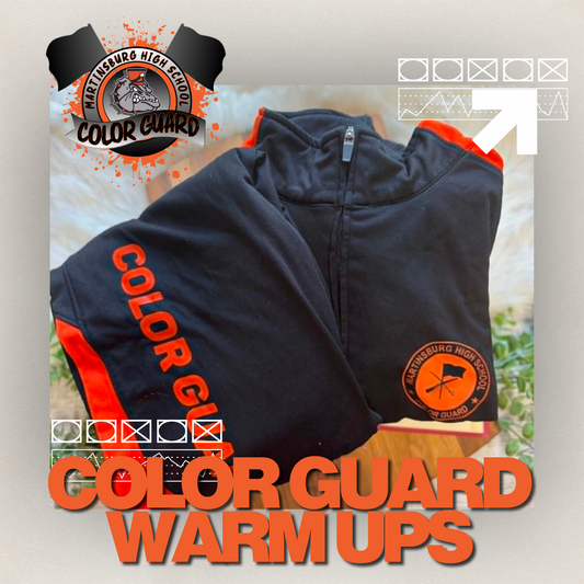 COLOR GUARD WARM UPS
